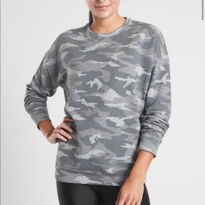 Athleta Camouflage Balance Pullover